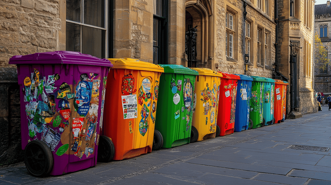 Affordable Bin Stickers: Essential for Event Venue Organisation - Capital Letter Signs