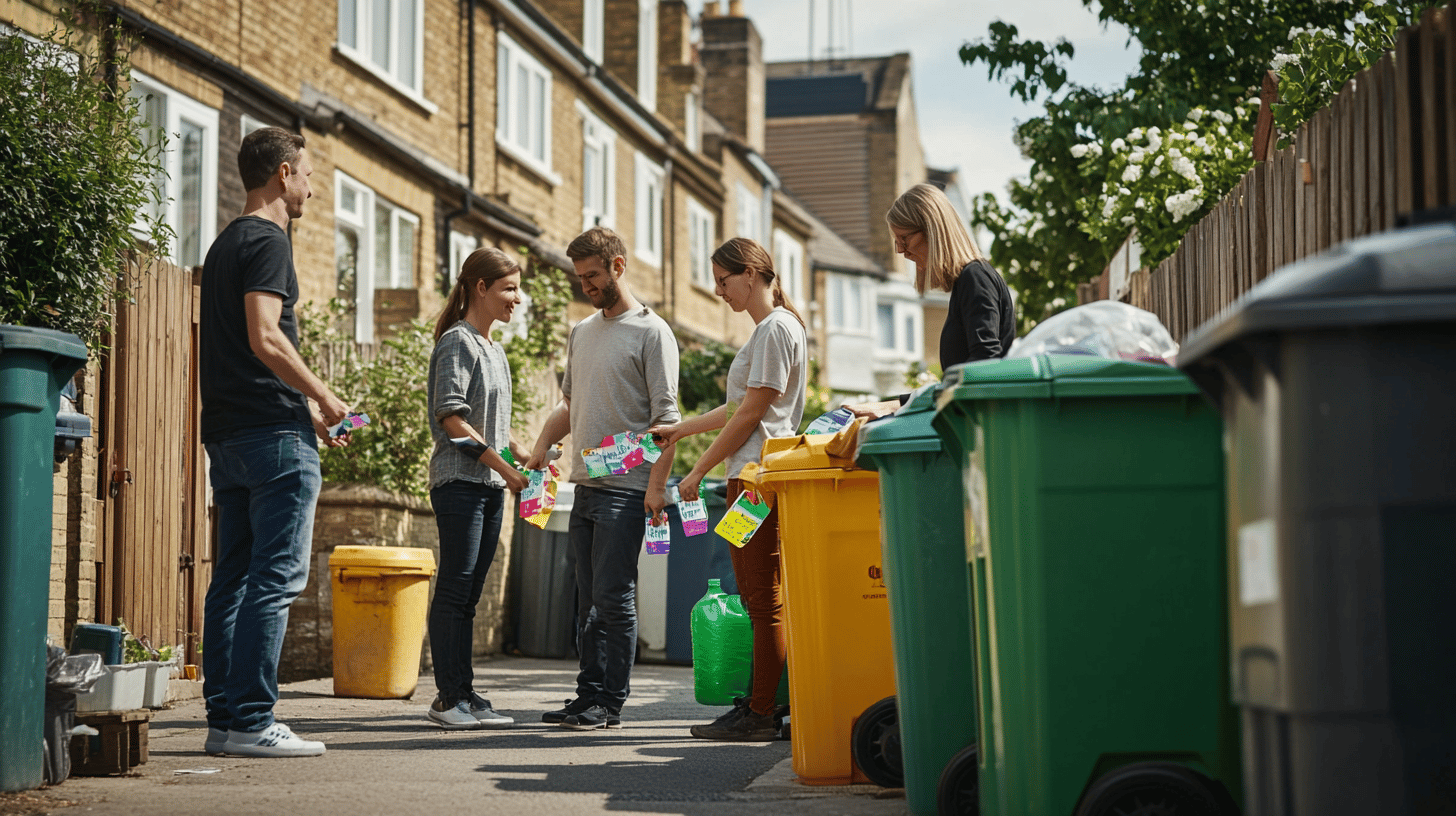 Community Dustbin Community Orders for Wheelie Bin Stickers: Boost Recycling and Save Co ...