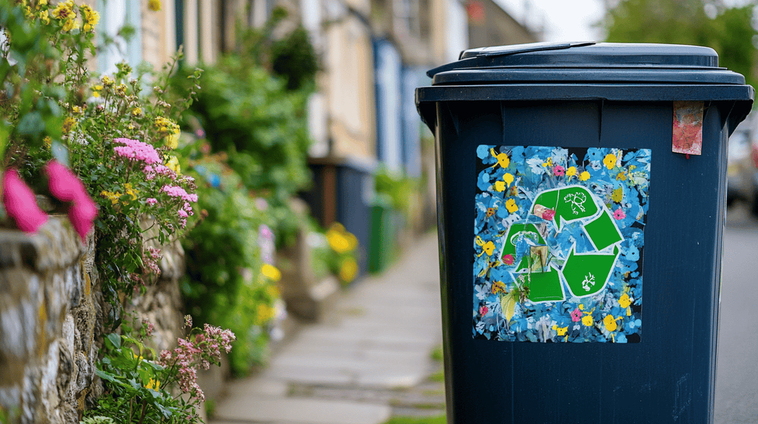 Eco-Friendly Bin Stickers: Unique Housewarming Gifts for New Homes - Capital Letter Signs