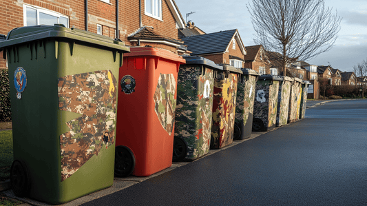 Essential Wheelie Bin Stickers for Military Homes: Personalise and Protect - Capital Letter Signs