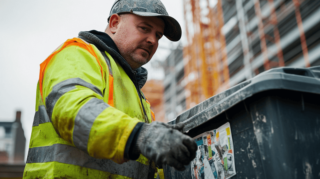 Expert Cleaning Tips for Wheelie Bin Stickers in Construction Logistics - Capital Letter Signs