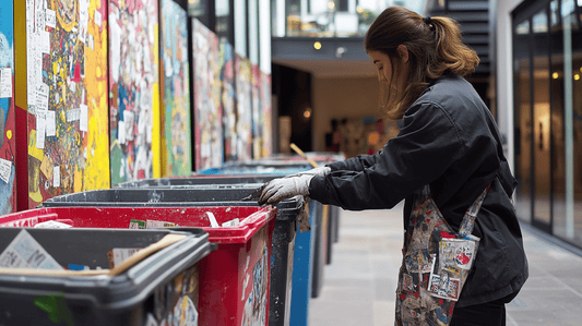 Expert Guide: Removing Old Bin Stickers for Art Centres - Capital Letter Signs