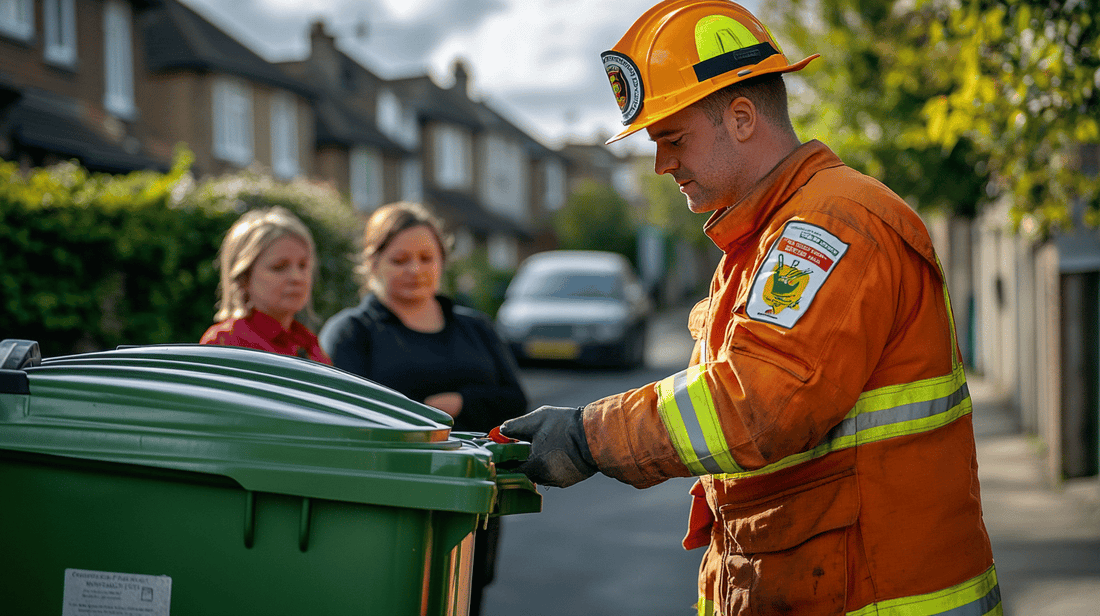 Fire Services Revolutionise Safety with Bin Stickers: Enhancing Customer Experiences - Capital Letter Signs