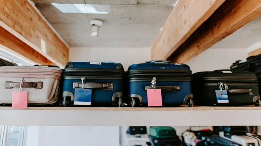 Identify Suitcases on Your Overhead Loft Shelves with Luggage Decals - Capital Letter Signs