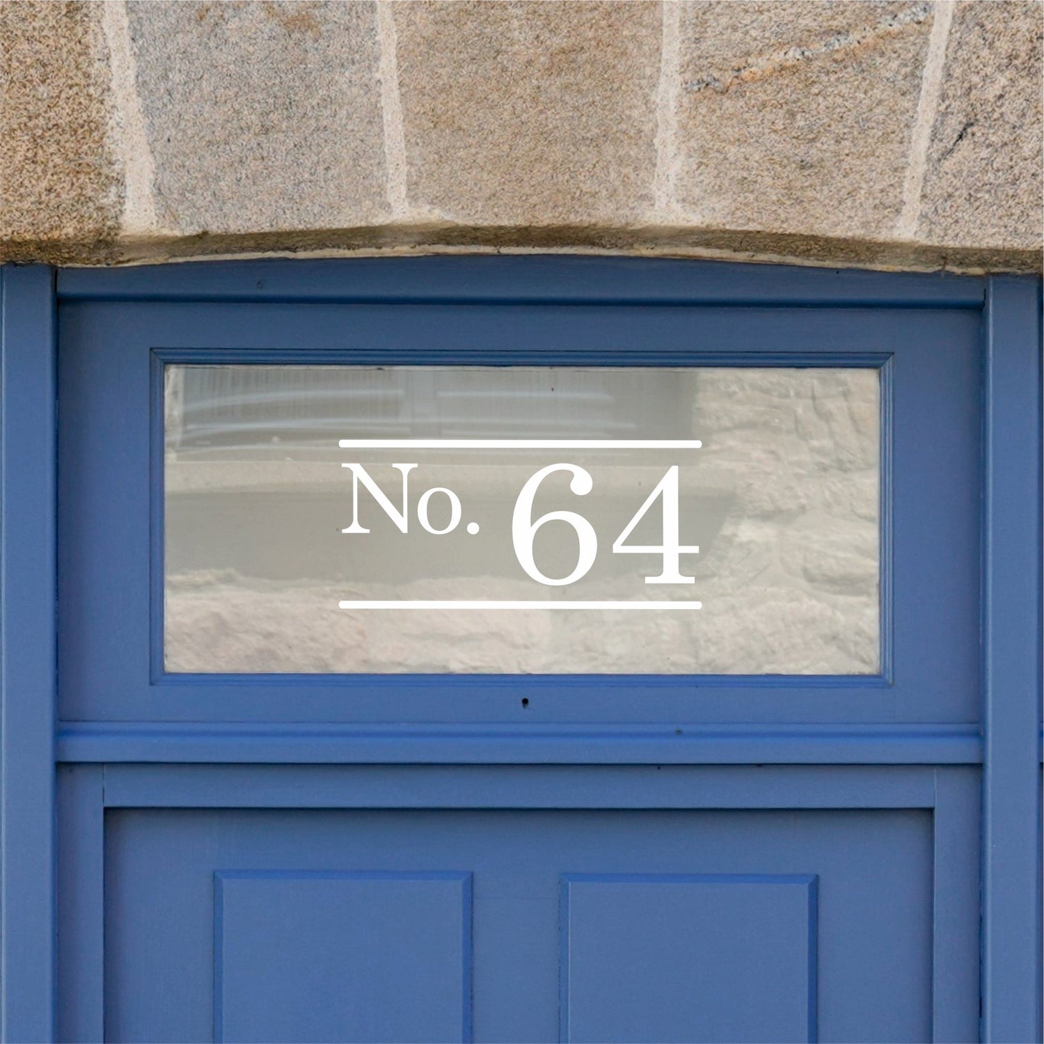 Door Number Stickers - Capital Letter Signs