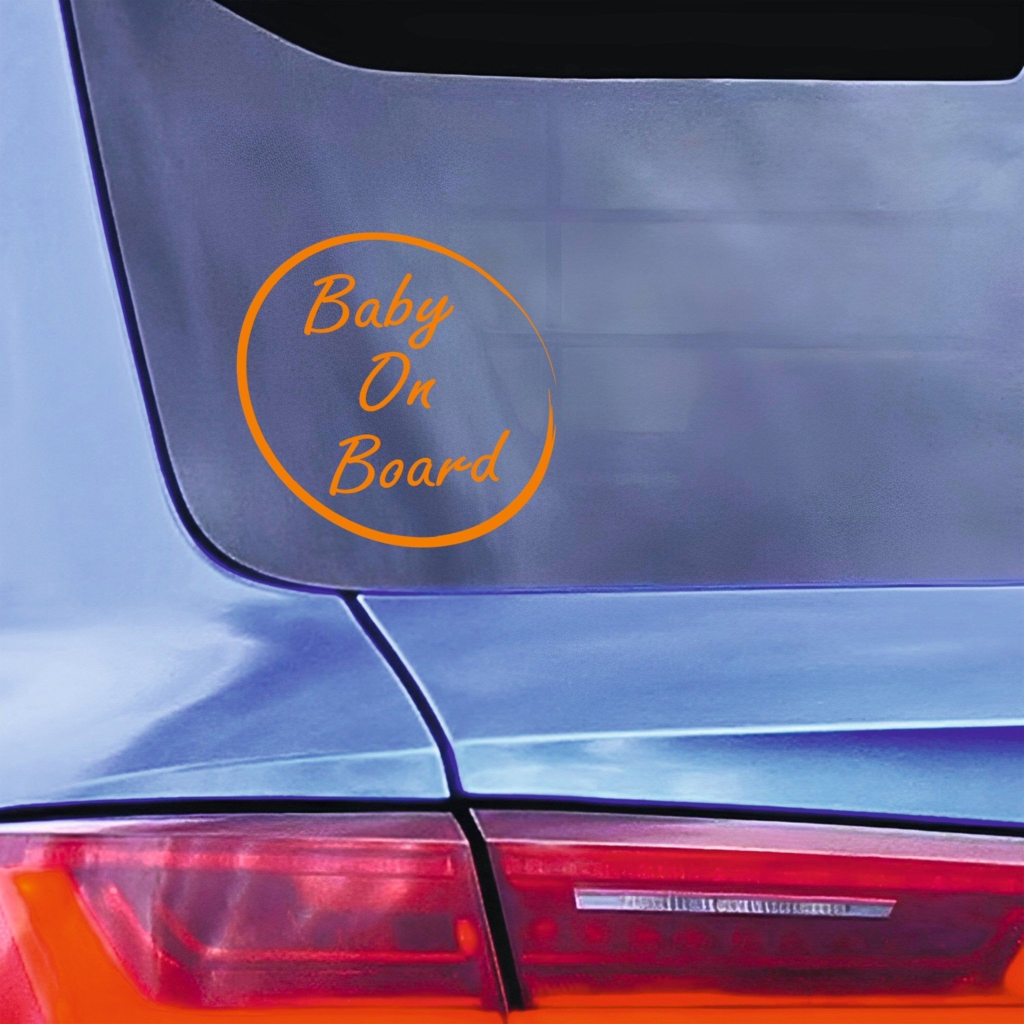 Baby On Board Car Sticker - Capital Letter Signs