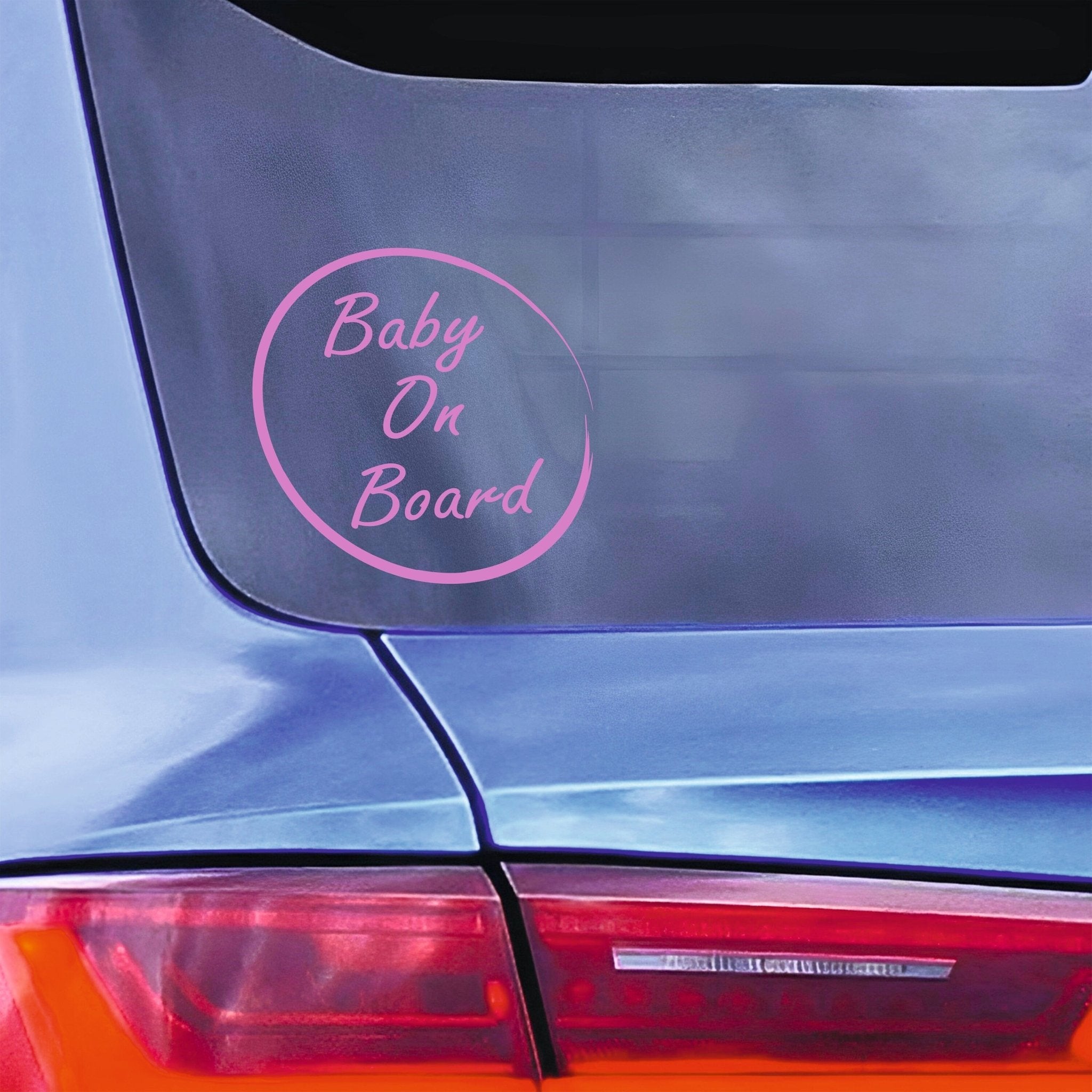 Baby On Board Car Sticker - Capital Letter Signs