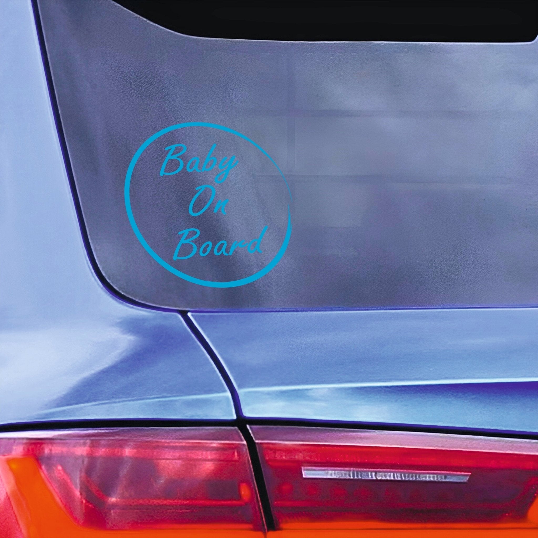 Baby On Board Car Sticker - Capital Letter Signs