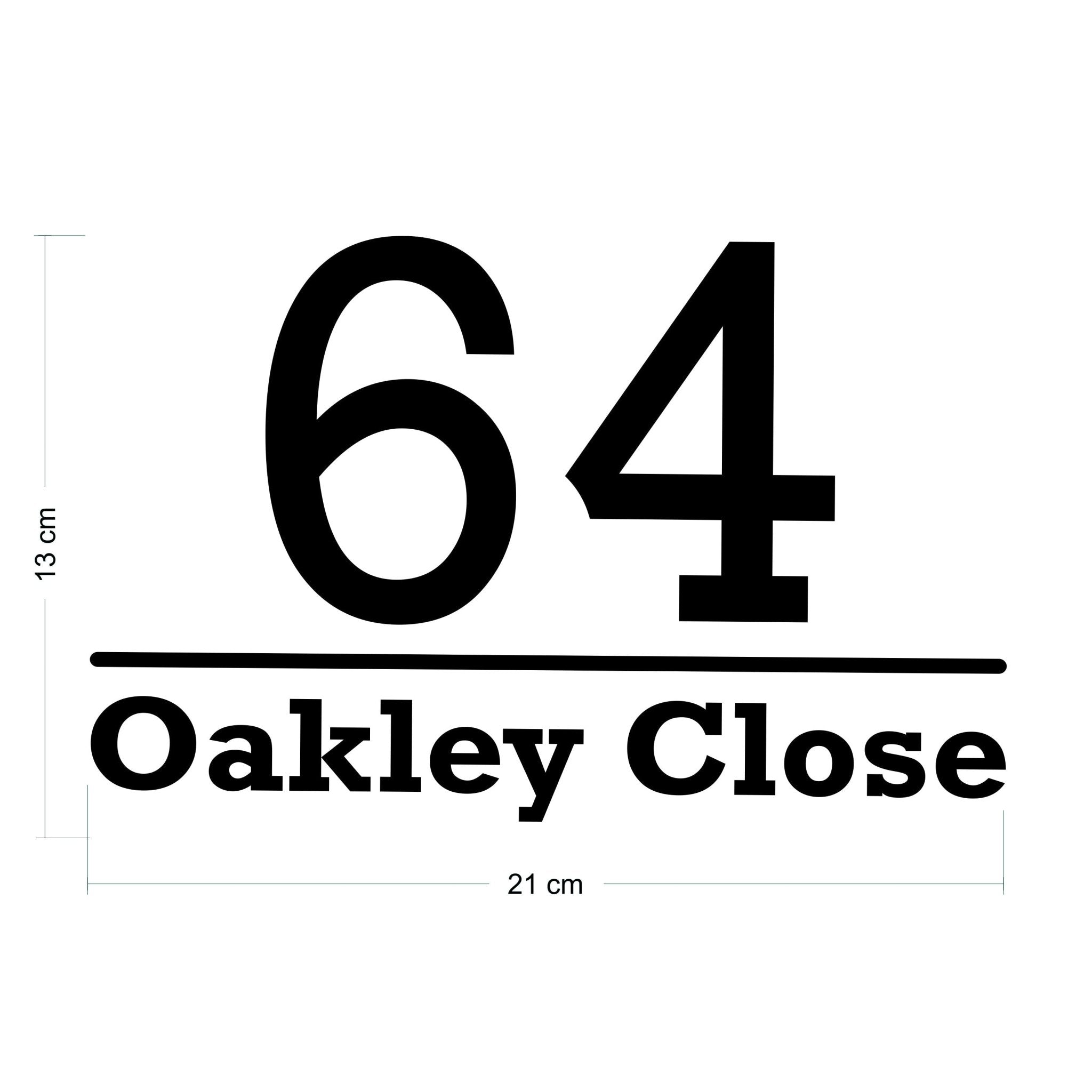 Classic Wheelie Bin Stickers | Bold Font - Capital Letter Signs