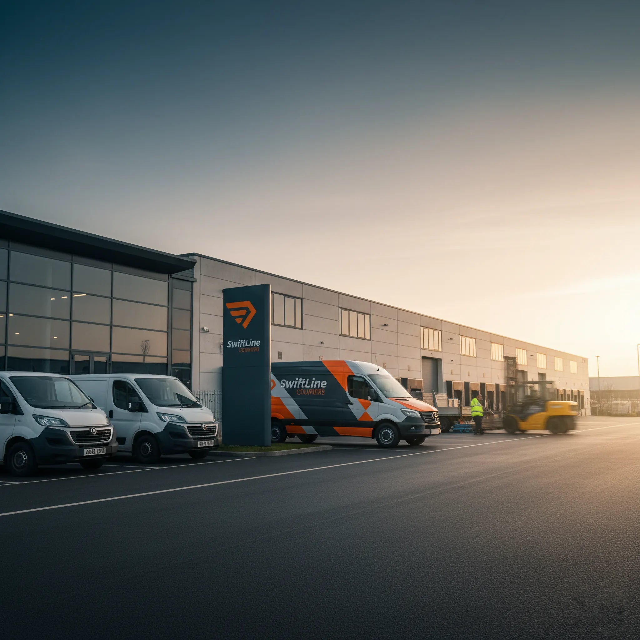 Complete Vehicle Wraps by Capital Letter Signs – context image with branded company vehicles