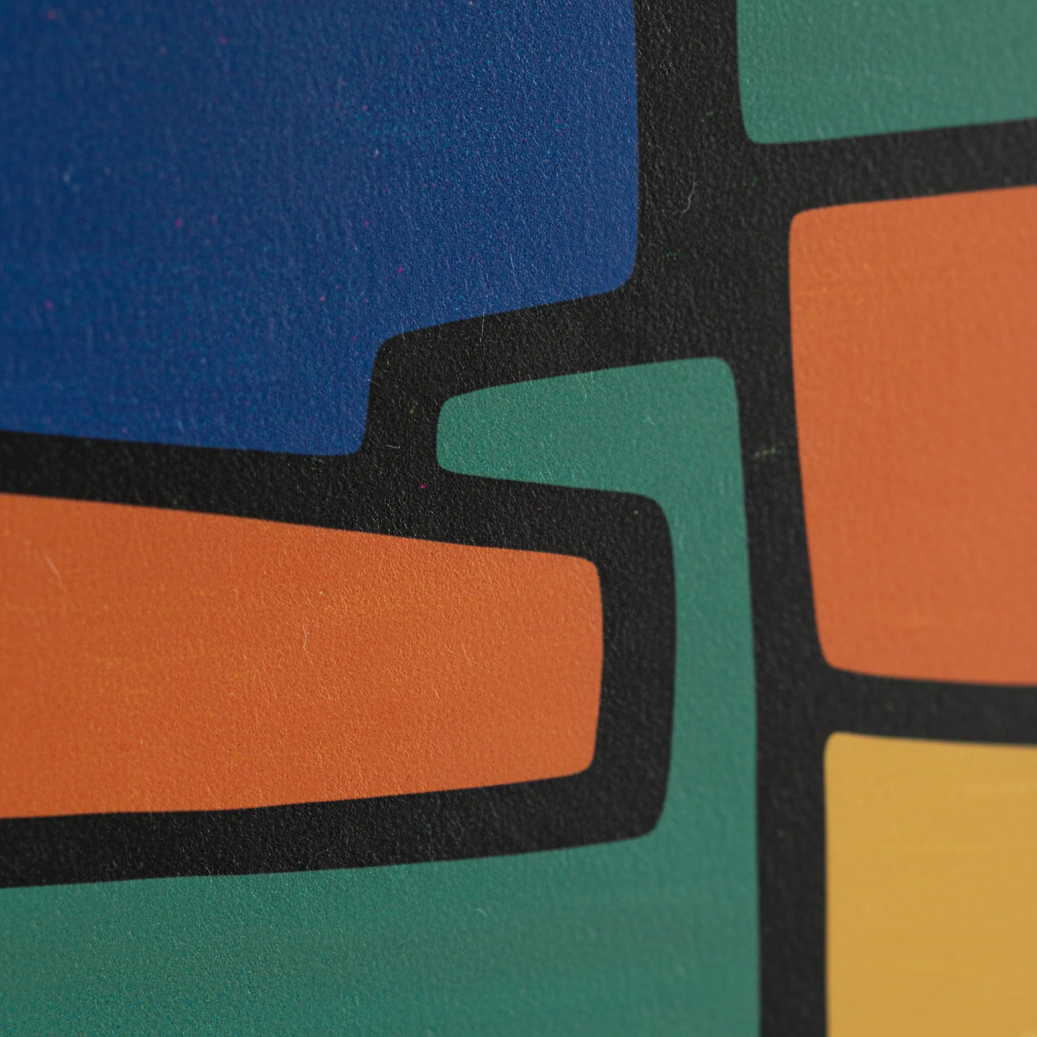 Custom Printed Posters by Capital Letter Signs – detail image showing paper texture and print detail