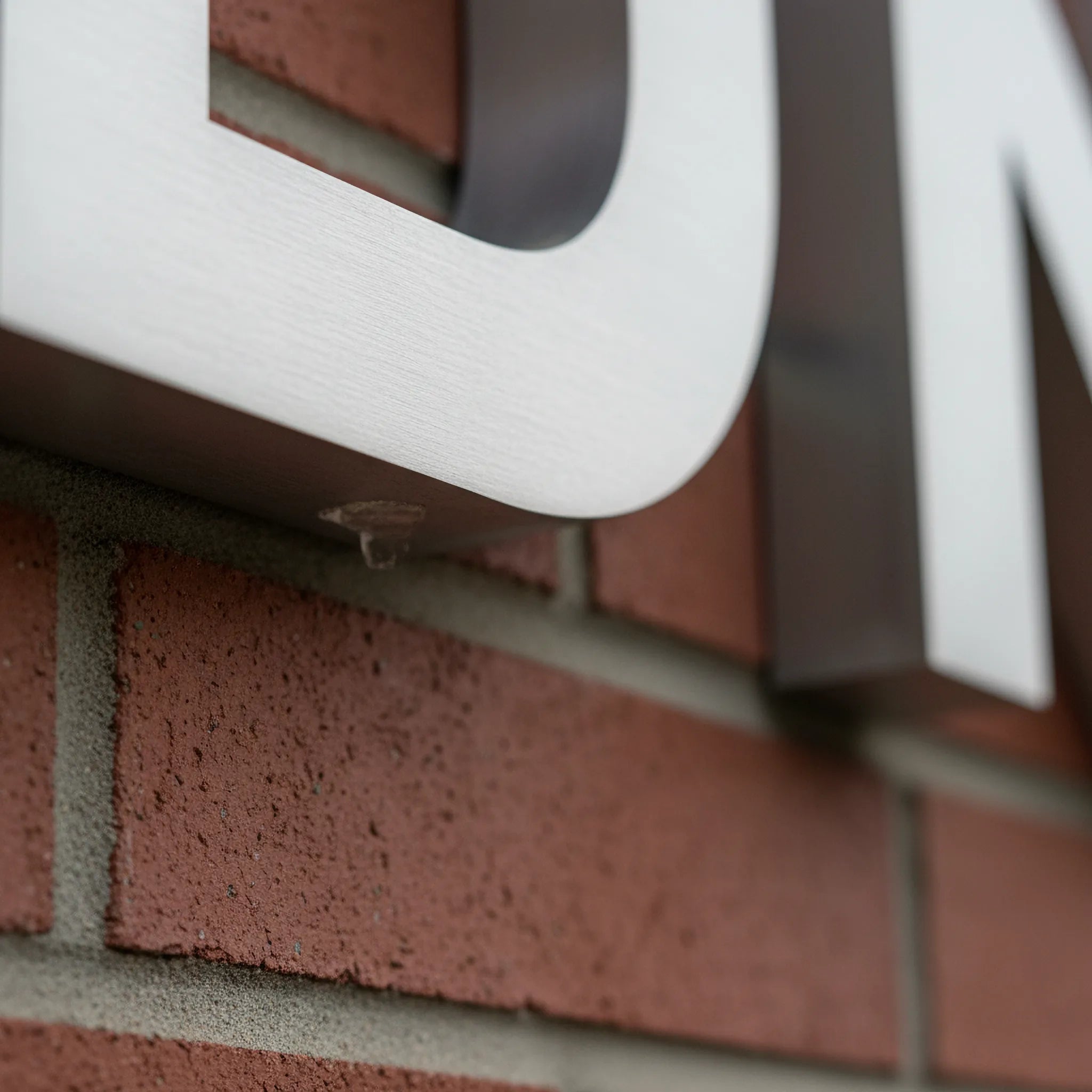 Dimensional Letters & Logos by Capital Letter Signs – detail image highlighting polished edges and raised depth