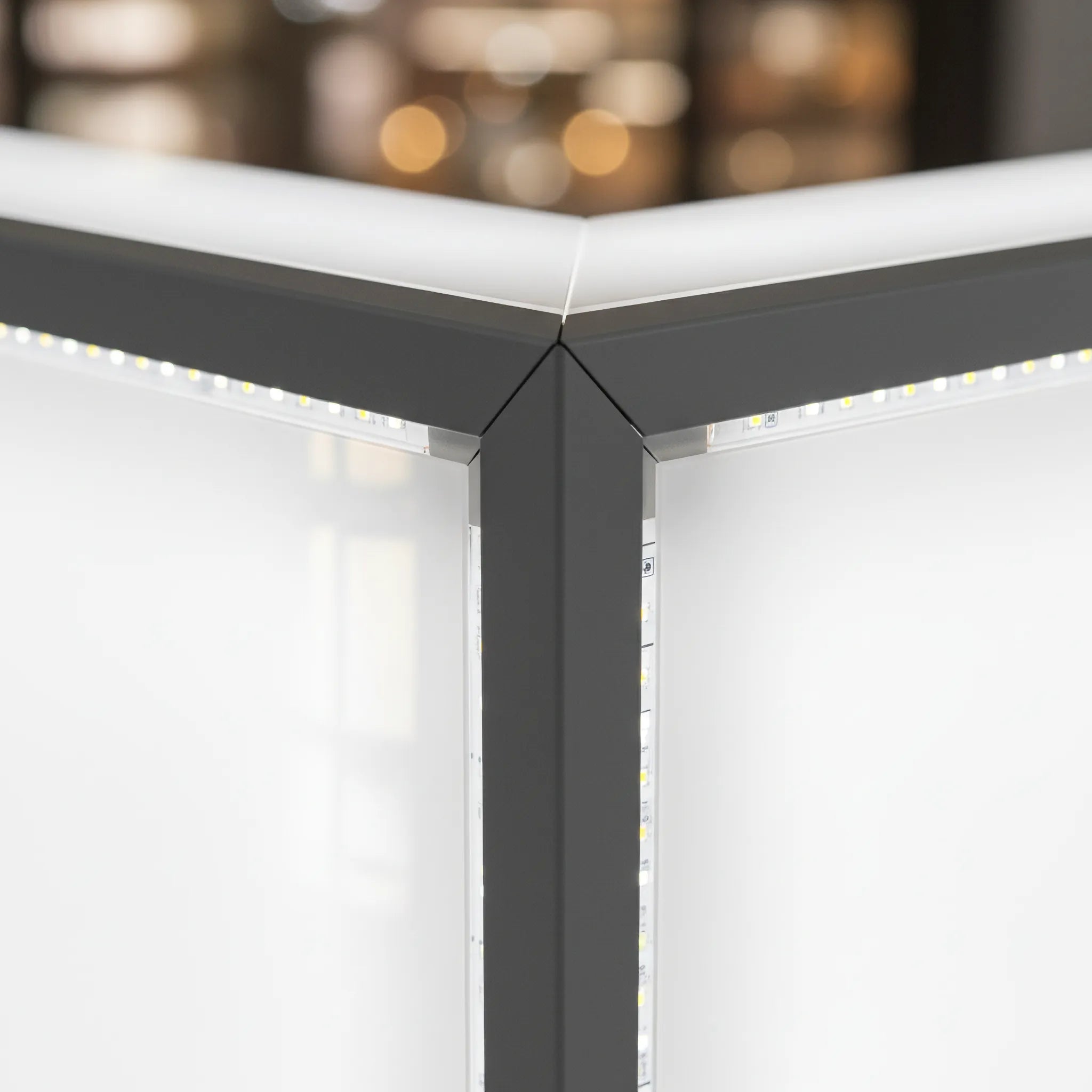 Flex-Face Illuminated Sign by Capital Letter Signs – detail image of LED backlighting and flexible face material