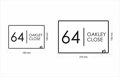 Modern Wheelie Bin Labels | Modern Font - Capital Letter Signs