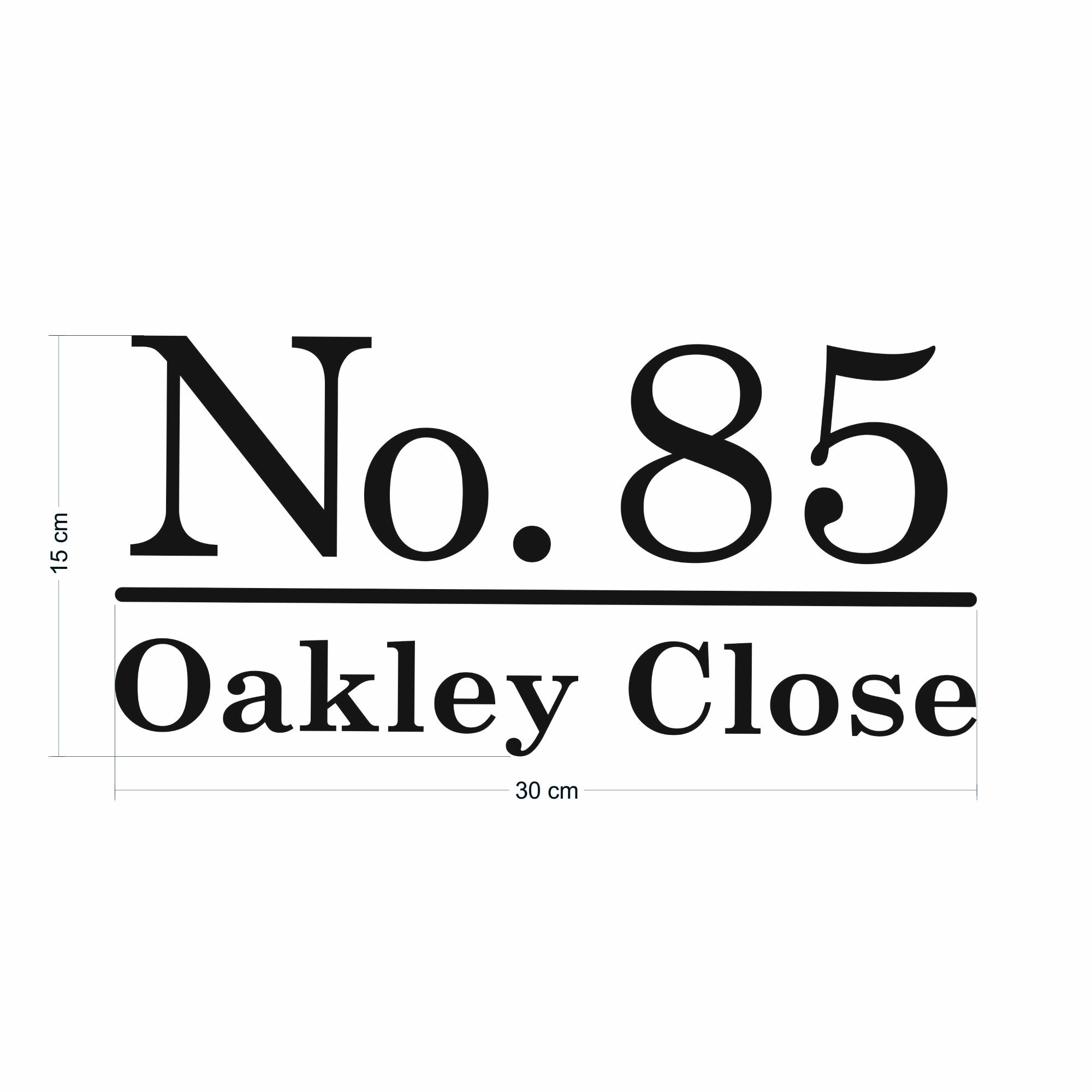 Modern Wheelie Bin Stickers | Traditional Font - Capital Letter Signs