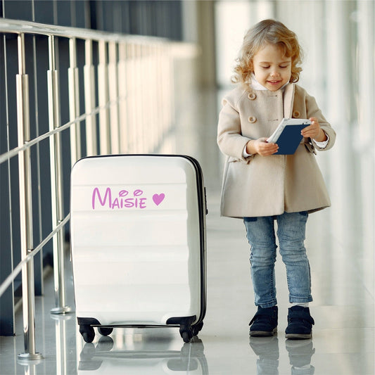 Personalised Luggage & Suitcase Stickers | Kids Font - Capital Letter Signs