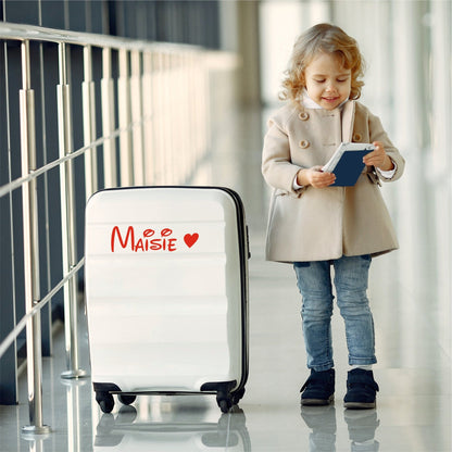 Personalised Luggage & Suitcase Stickers | Kids Font - Capital Letter Signs
