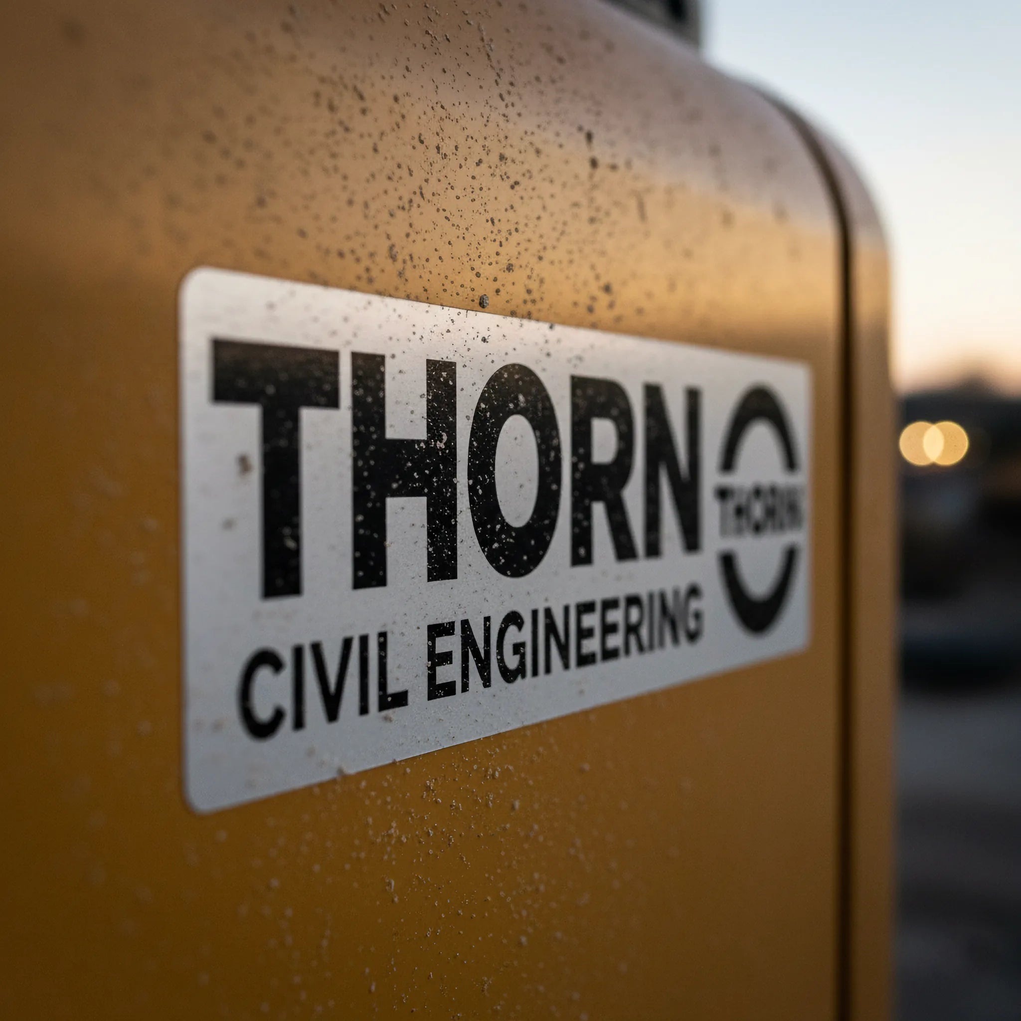 Plant & Machinery Graphics by Capital Letter Signs – detail image showing durable vinyl on metal surface