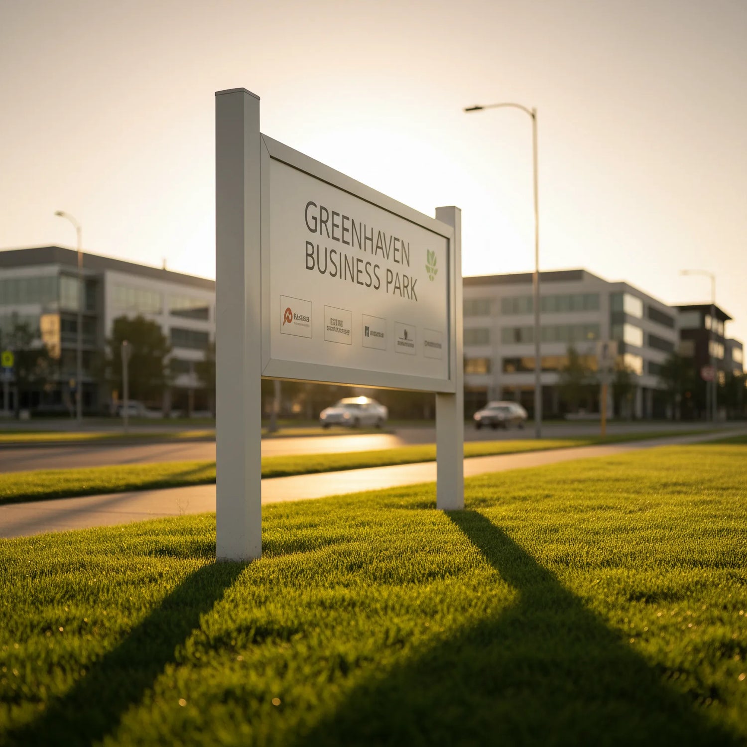 Post & Panel Sign by Capital Letter Signs – hero image showing exterior directional signage