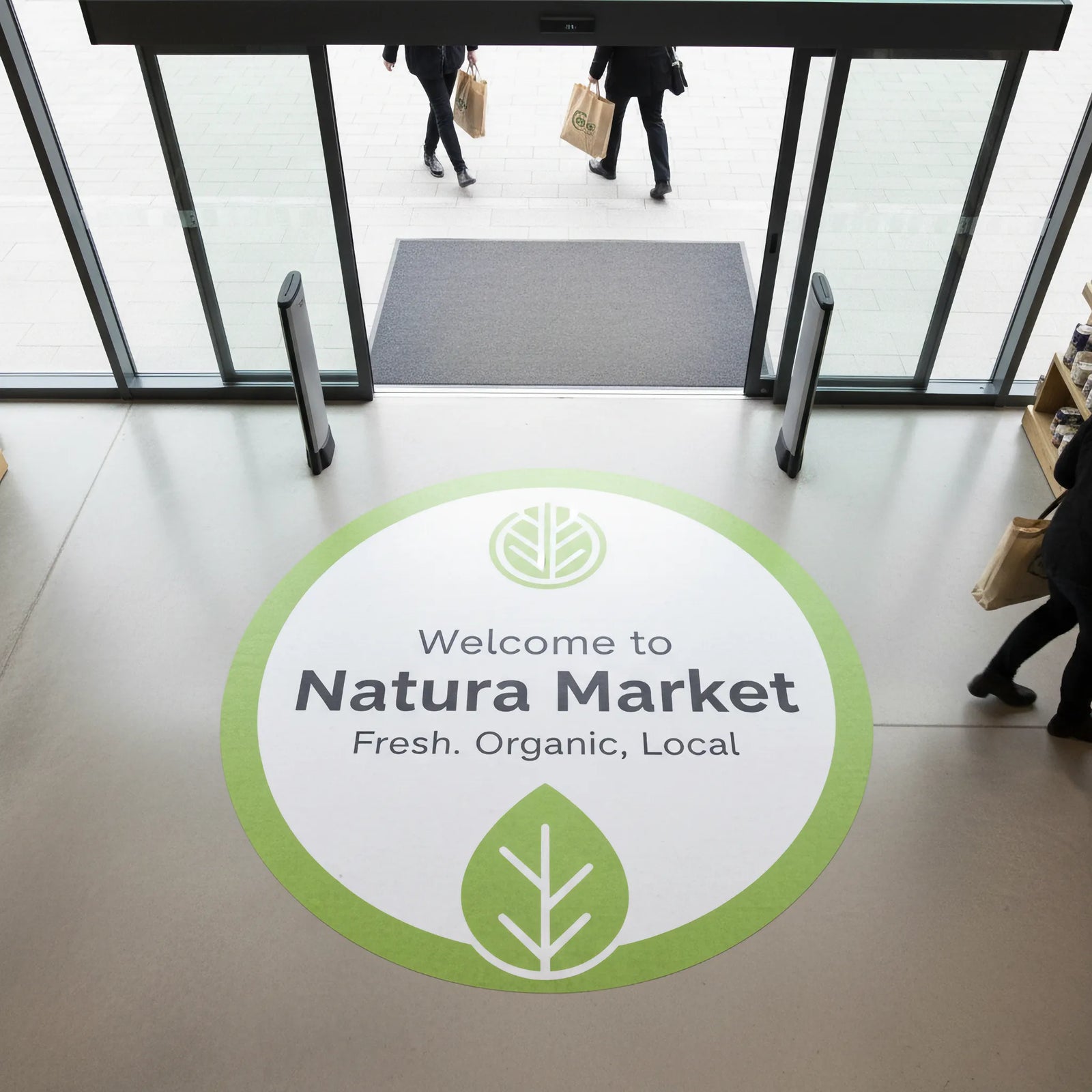 Custom Non-Slip Floor Graphics – Durable Indoor Floor Stickers £89.99