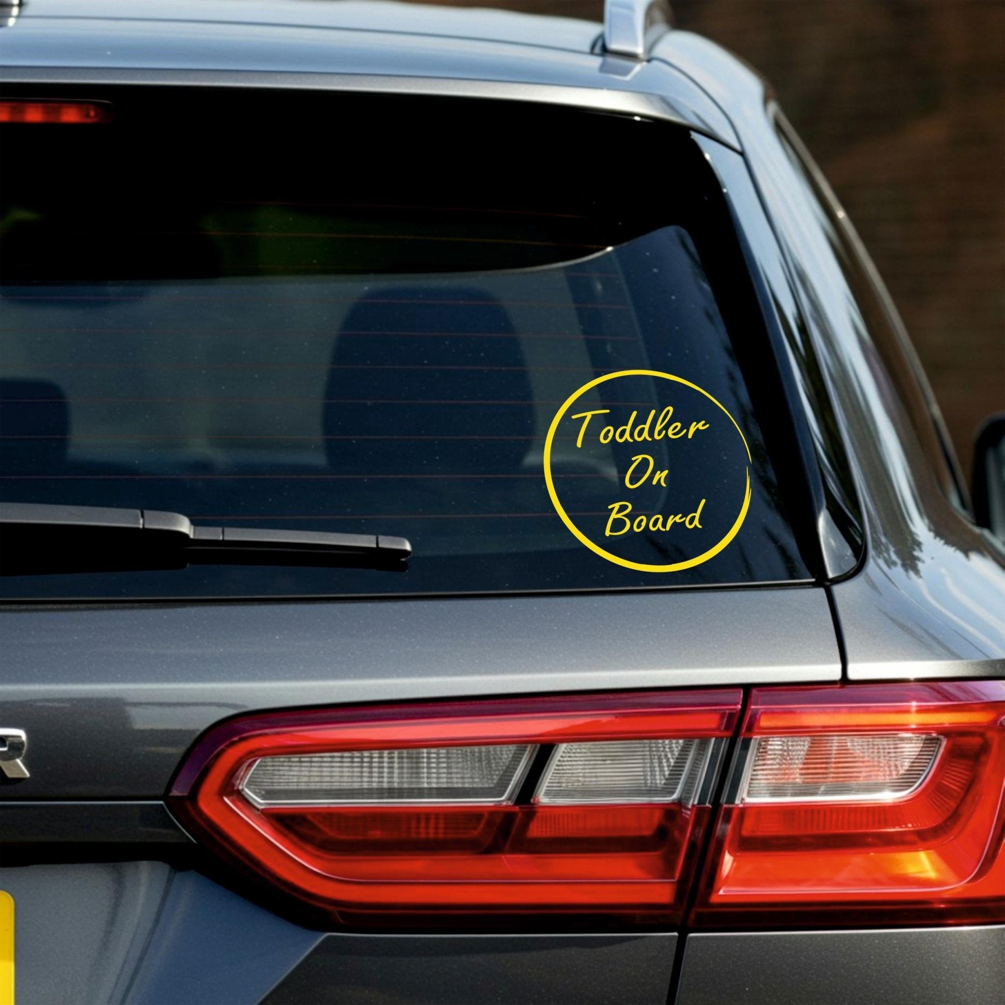 Toddler On Board Sticker | Perfect Car Sticker To Keep Your Family Safe - Capital Letter Signs