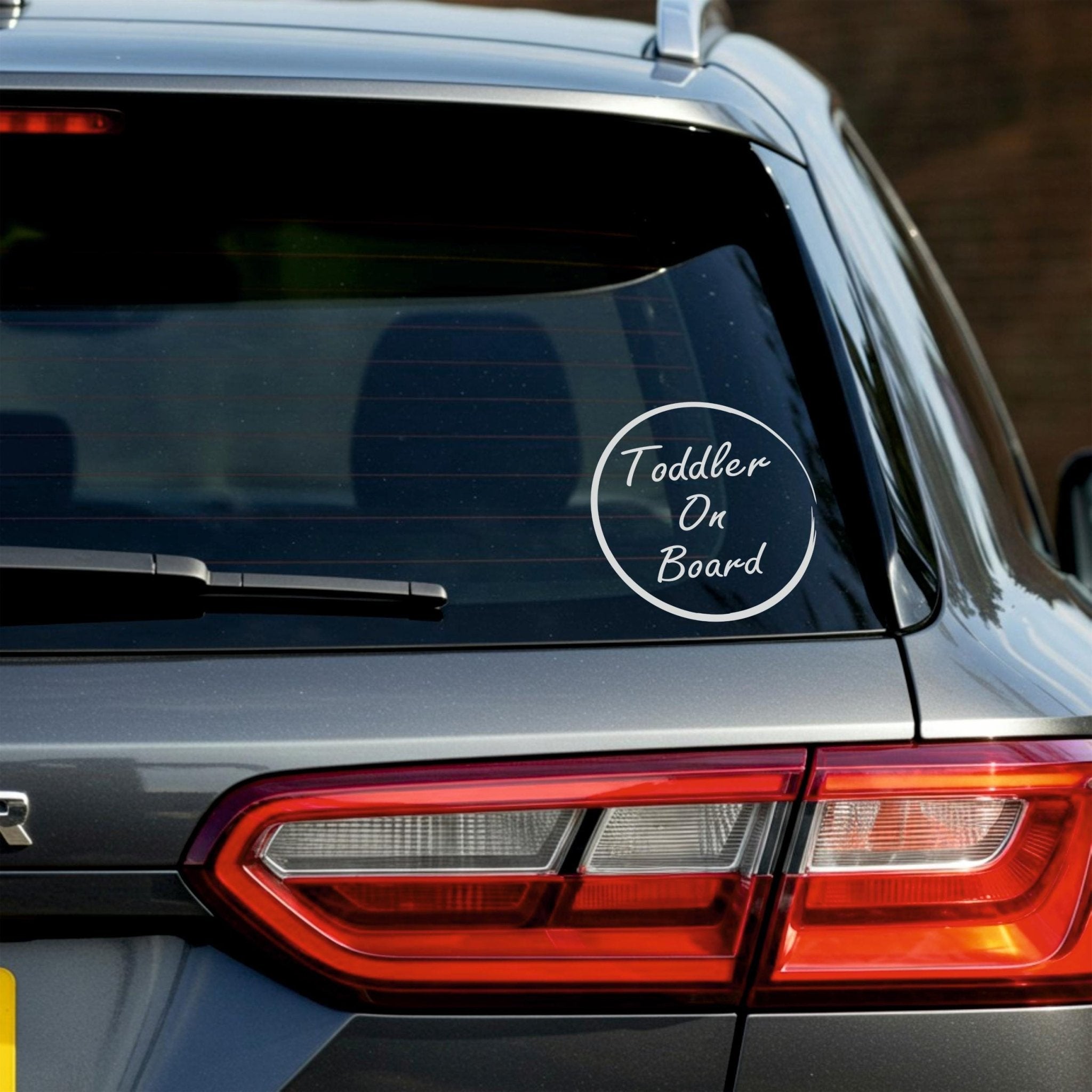 Toddler On Board Sticker | Perfect Car Sticker To Keep Your Family Safe - Capital Letter Signs